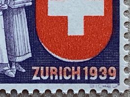 222, postfrisch, Druckverschiebung
