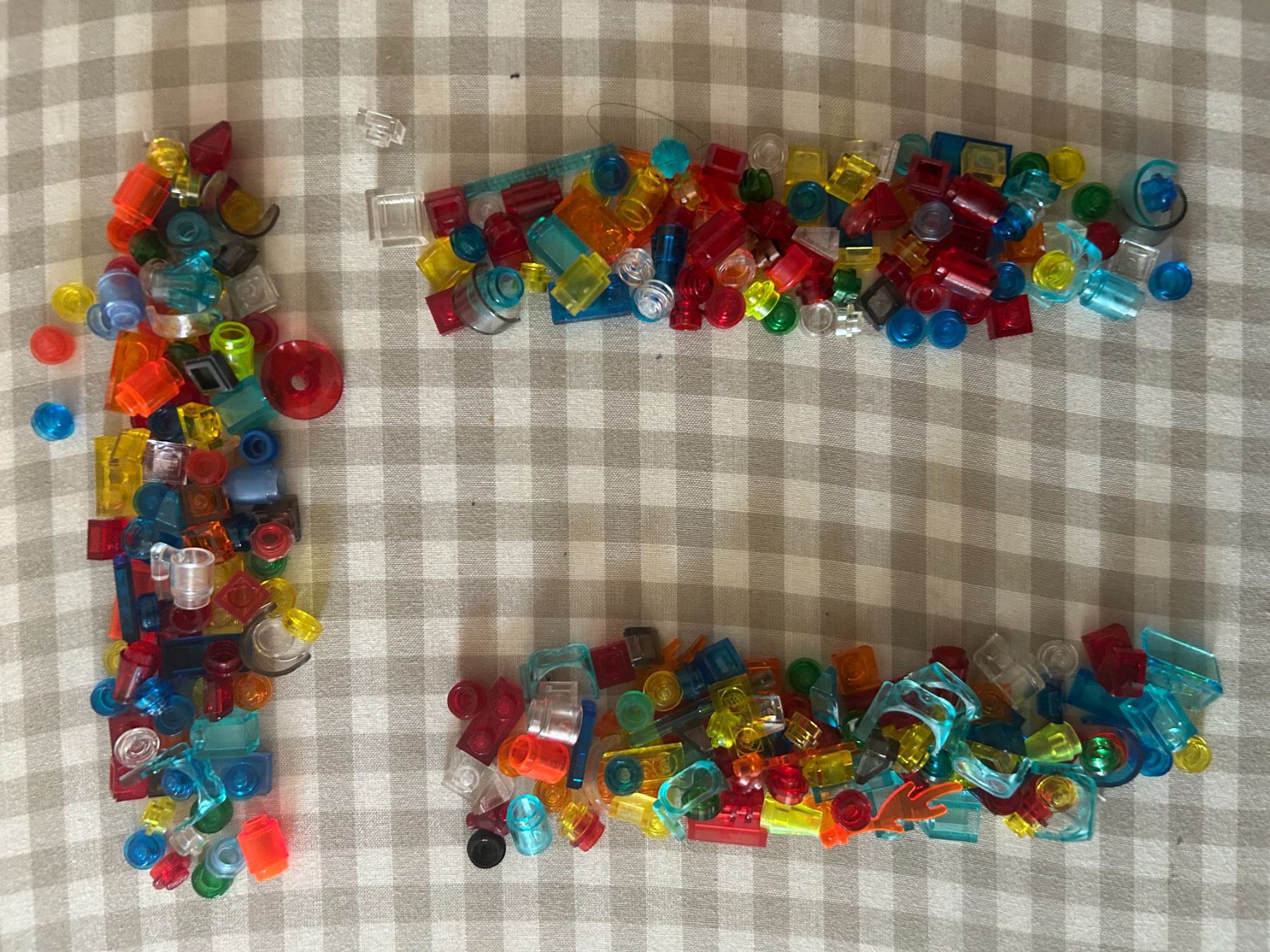 Lego Giocattoli: 300 kleine kleinst TRansparente Lego Teile – Usato da Volketswil venduto da Daniel68ernst 3