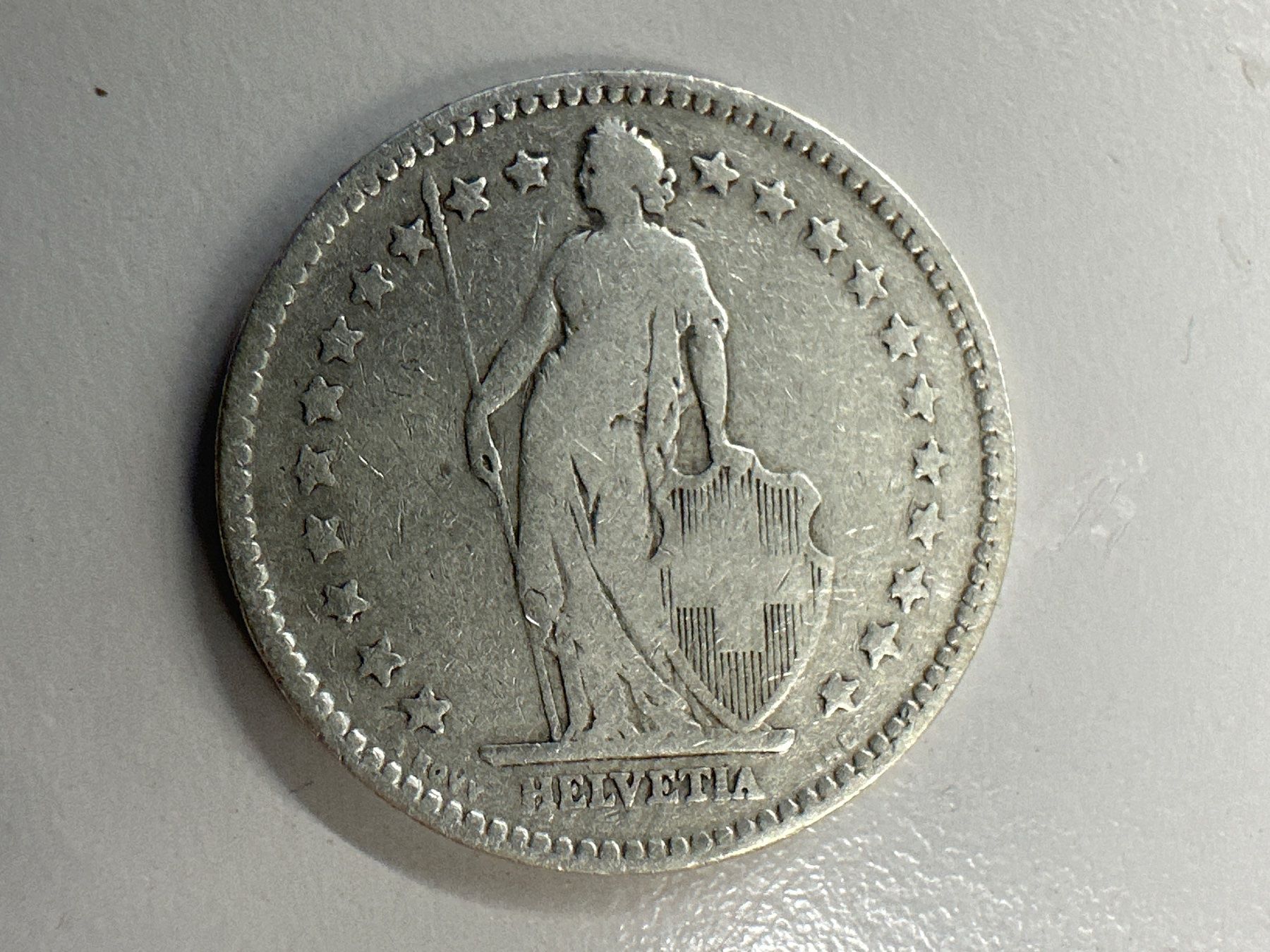 Toutes les monnaies: 2 Fr. Silber Schweiz 1894 ss – D'occasion à Herisau par herau 1