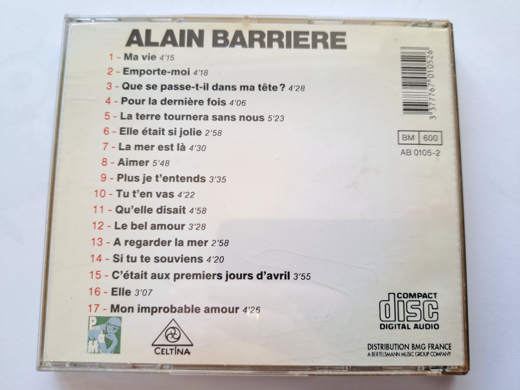 CDs: Cd Alain Barrière - Collection volume 1 – Gebraucht aus Pully von bro_n52j 1