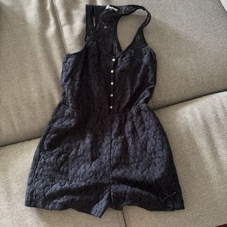 Jumpsuit spitze blau 