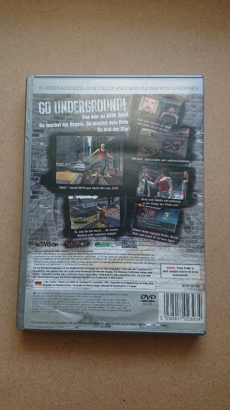 Giochi: Tony Hawk's Underground Ps2 – Usato da Chur venduto da FreakofRarity 1
