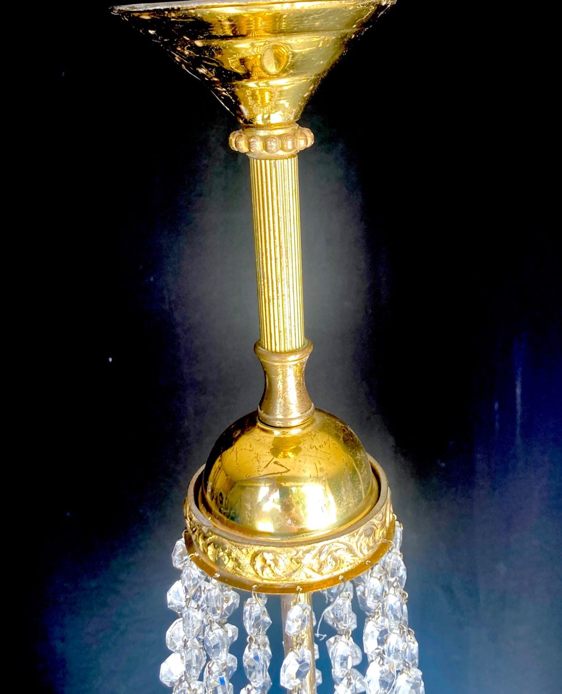 Lampadari & plafoniere: Antiker Kronleuchter, Kristallleuchter, Typ Mongolfier – Usato da Rumlikon venduto da Ambiente_Brocante 3