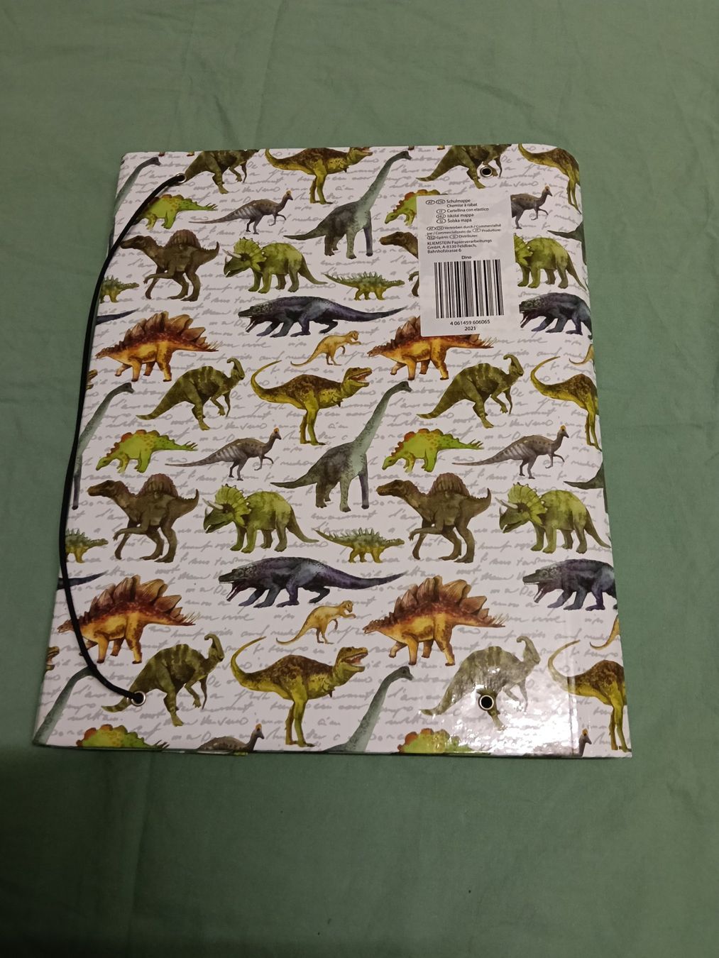 Raccoglitori: Dinosaurier-Mappe A4 mit Gummizug – Nuovo e nell'imballaggio originale da Oberentfelden venduto da Chanko 2