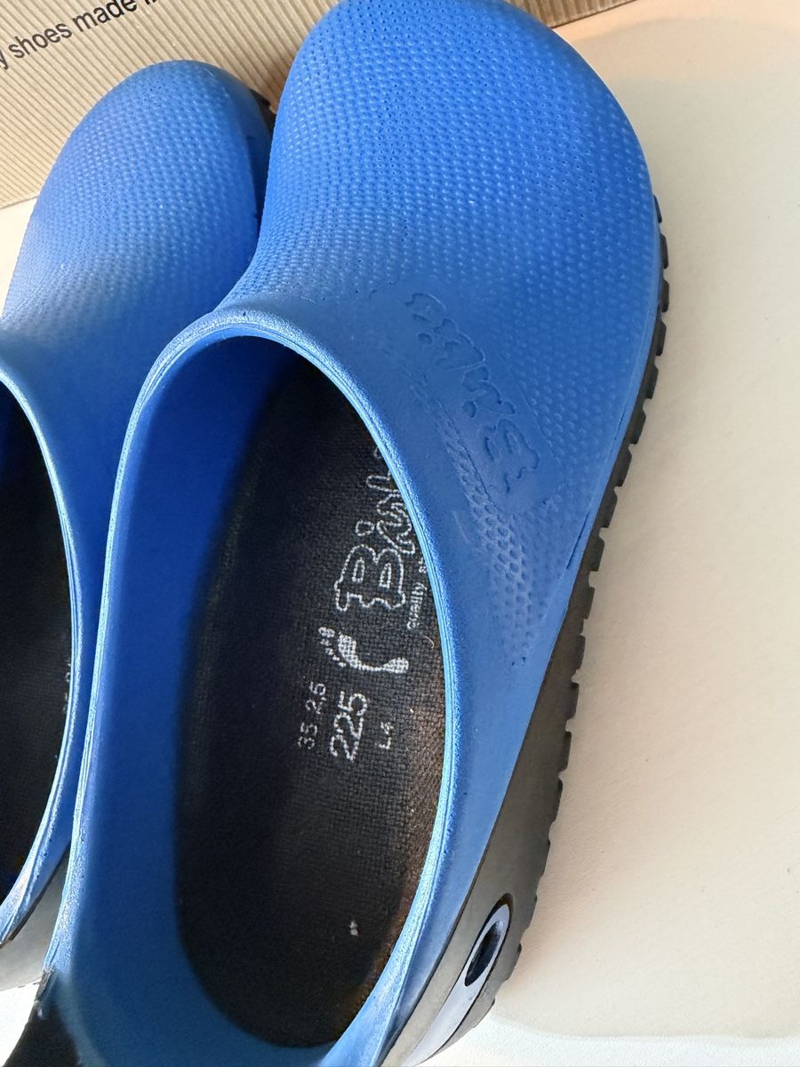 Birkenstock Scarpe per ragazzi: Sabots Birki's Bleu Taille 35 neuf – Nuovo e nell'imballaggio originale da Brügg BE venduto da Goob 3
