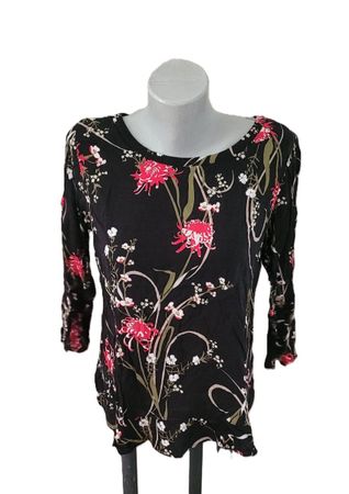 romantisches Blümchen  T-Shirt Gr. S
