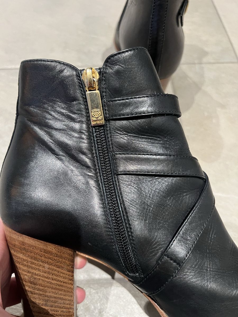 Navyboot Scarpe da donna: Schwarze Lederstiefeletten, Grösse 40, Navyboot – Usato da Langenthal venduto da ivet7 4