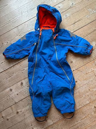 Molo Skidress/Skianzug Grösse 80 in blau mit Handschuhen