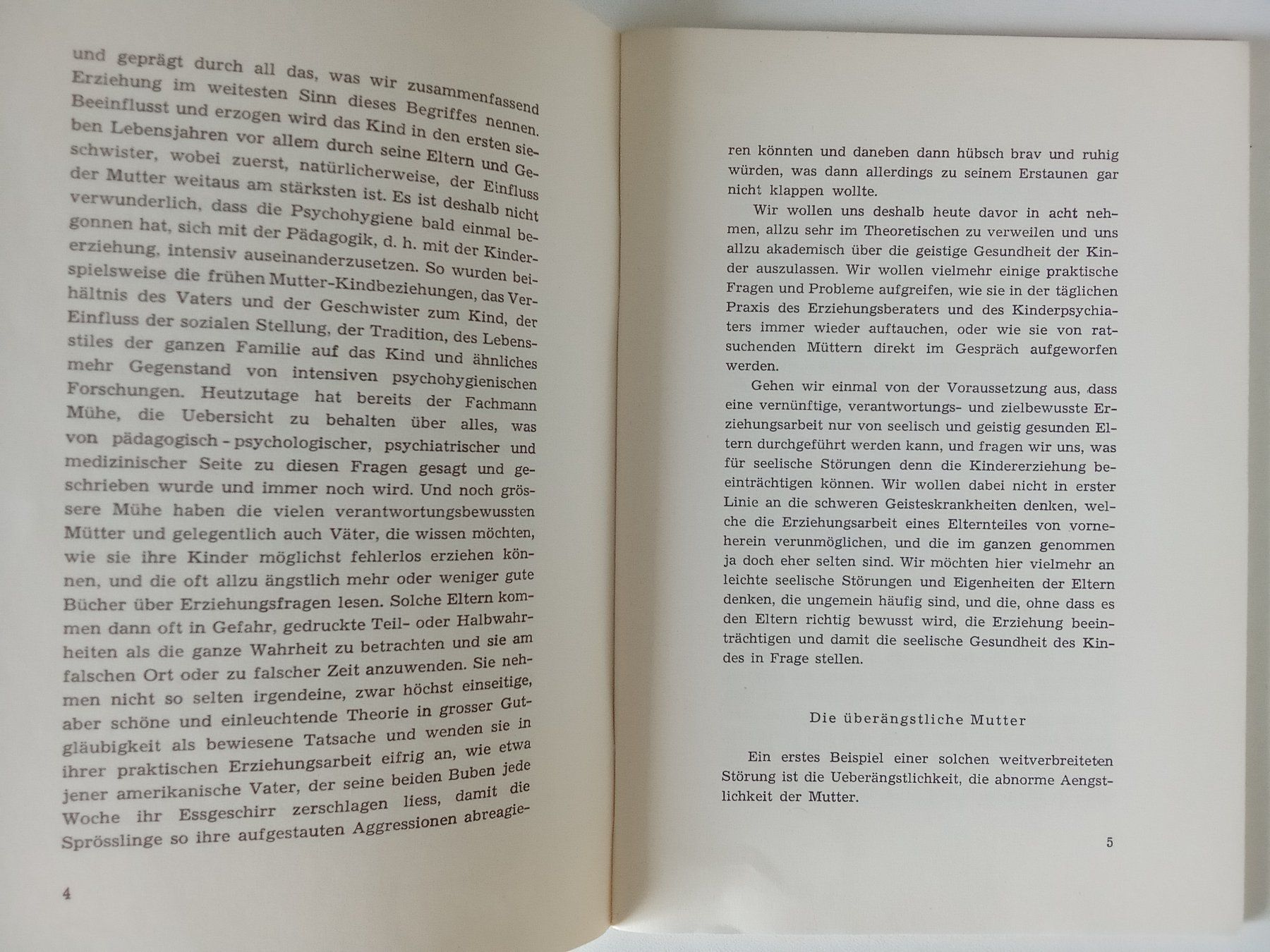 Bücher: Kind, Angst und Erziehung, 1964 – Gebraucht aus Bilten von Bora3 3