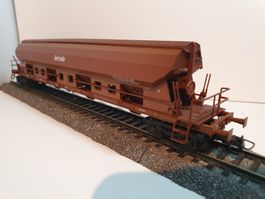 DR /Trichter-Selbstentladewagen / Schwenkdach / Lima / KK