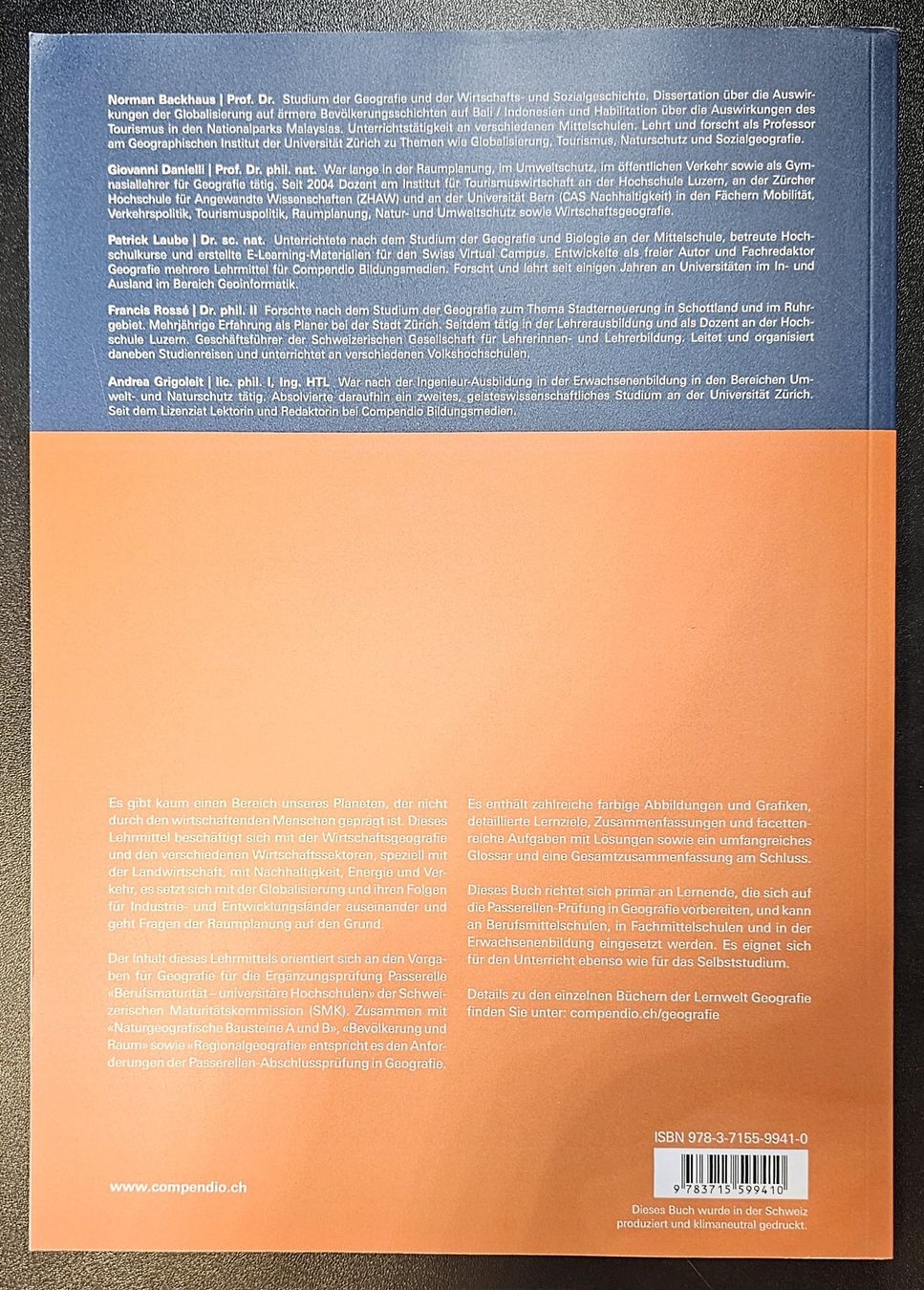 Libri: Wirtschaft, Umwelt und Raum – Nuovo (secondo la descrizione) da Hermetschwil-Staffeln venduto da DominicKistler 1