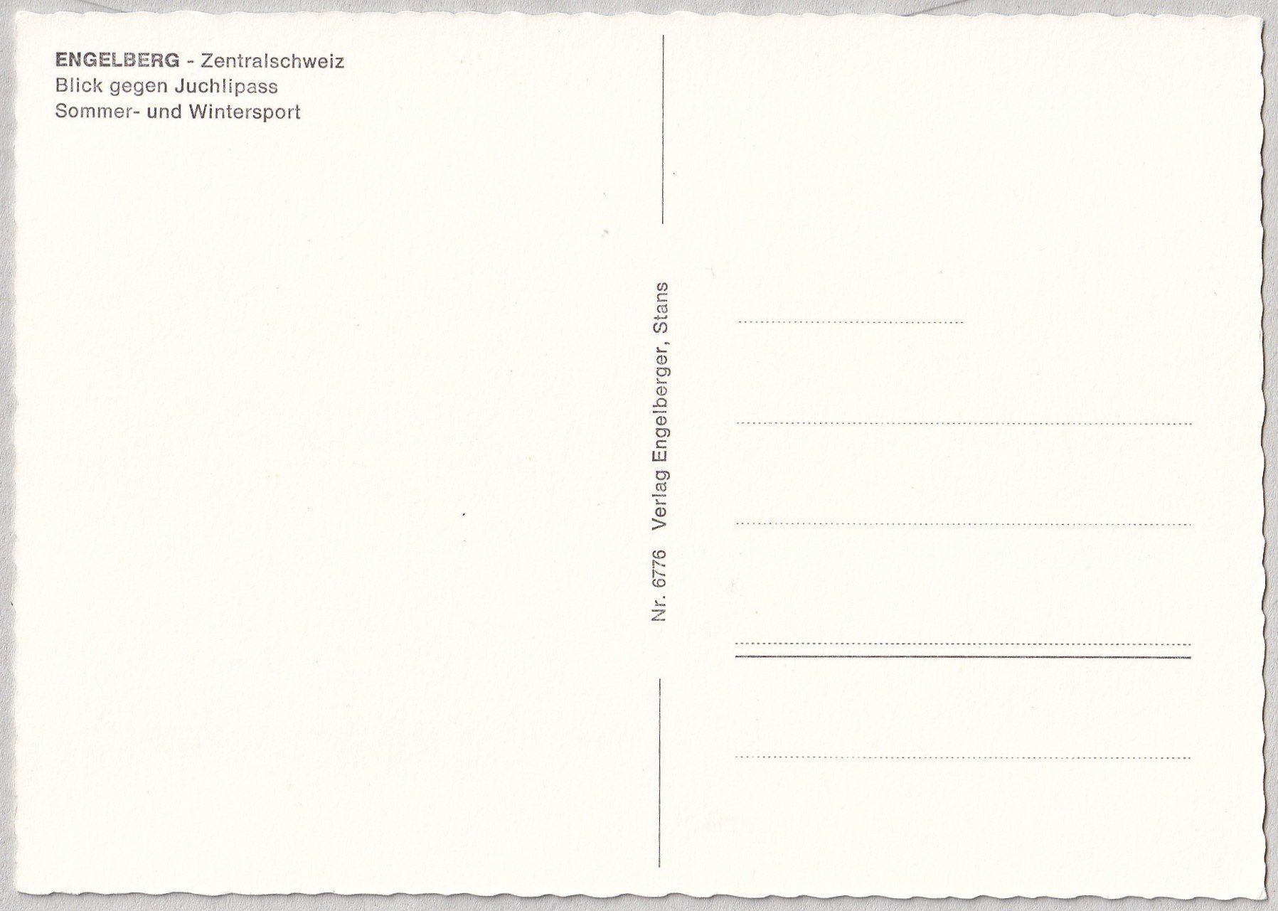 Cartes postales: Engelberg – Neuf (Voir description) à Castione par Rx-stamps 1