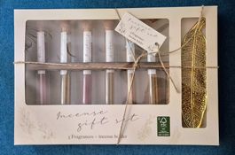 Räucherstäbchen Geschenkset 5 Düfte + Halter neu