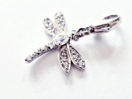 Charm "Libelle" Silber 925 (rhodiniert)