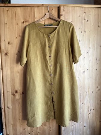 Gudrun Sjöden Kleid, Leinen, Grösse S, Top Zustand!