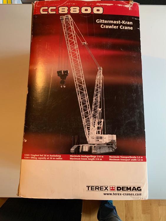 超激安 TEREX 8800-1 DEMAG CC8800 ラフィングジブ - 1/50 2024年最新