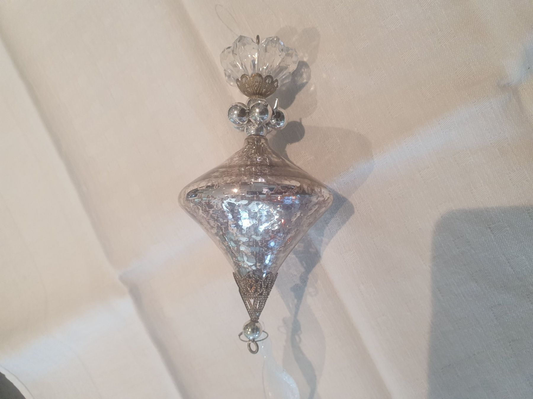 Tutte le decorazioni: Wunderschöne, Vintage Christbaumkugel, Glas, Silber, Top! - – Nuovo (secondo la descrizione) da Reinach venduto da 3Guggerli 1