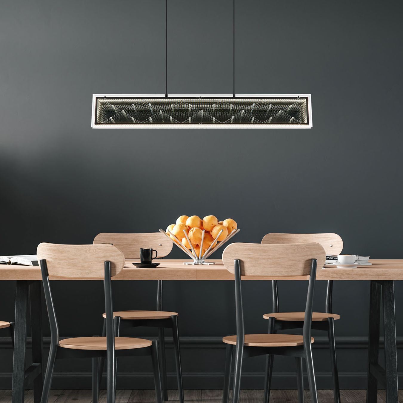 Lustres & lampes de plafonds: LED Pendelleuchte, CCT, 113 cm x 8 cm – Neuf (Voir description) à Kreuzlingen par Smart-Light 2