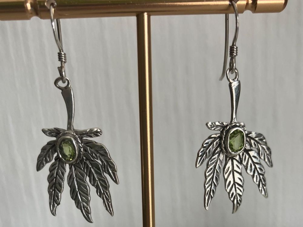 Boucles d'oreilles feuilles - Bijouterie Barrial