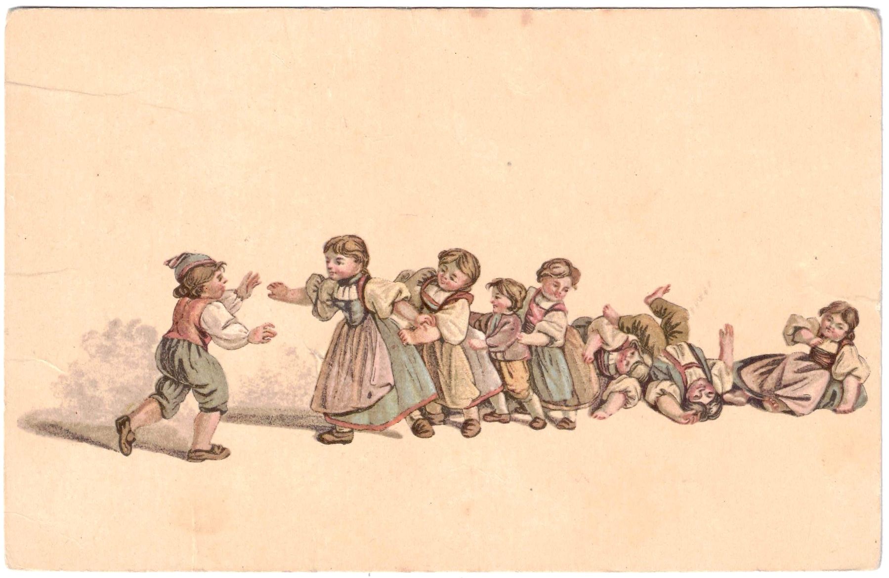 Ansichtskarten: Pro Juventute - Gottfried Mind 1914 – Gebraucht aus Oberdorf BL von Hopfehuepfer
