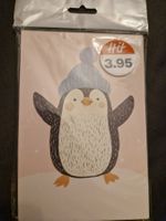 Lot de 10 cartes de vœux pingouin neuves