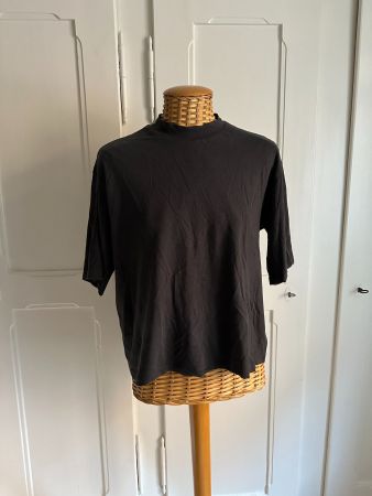 EVEN & ODD - T-Shirt dunkelgrau oversized S