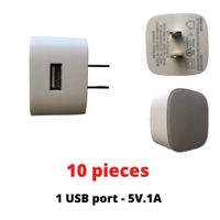 10 Stück 1-port USB Travel Charger USA