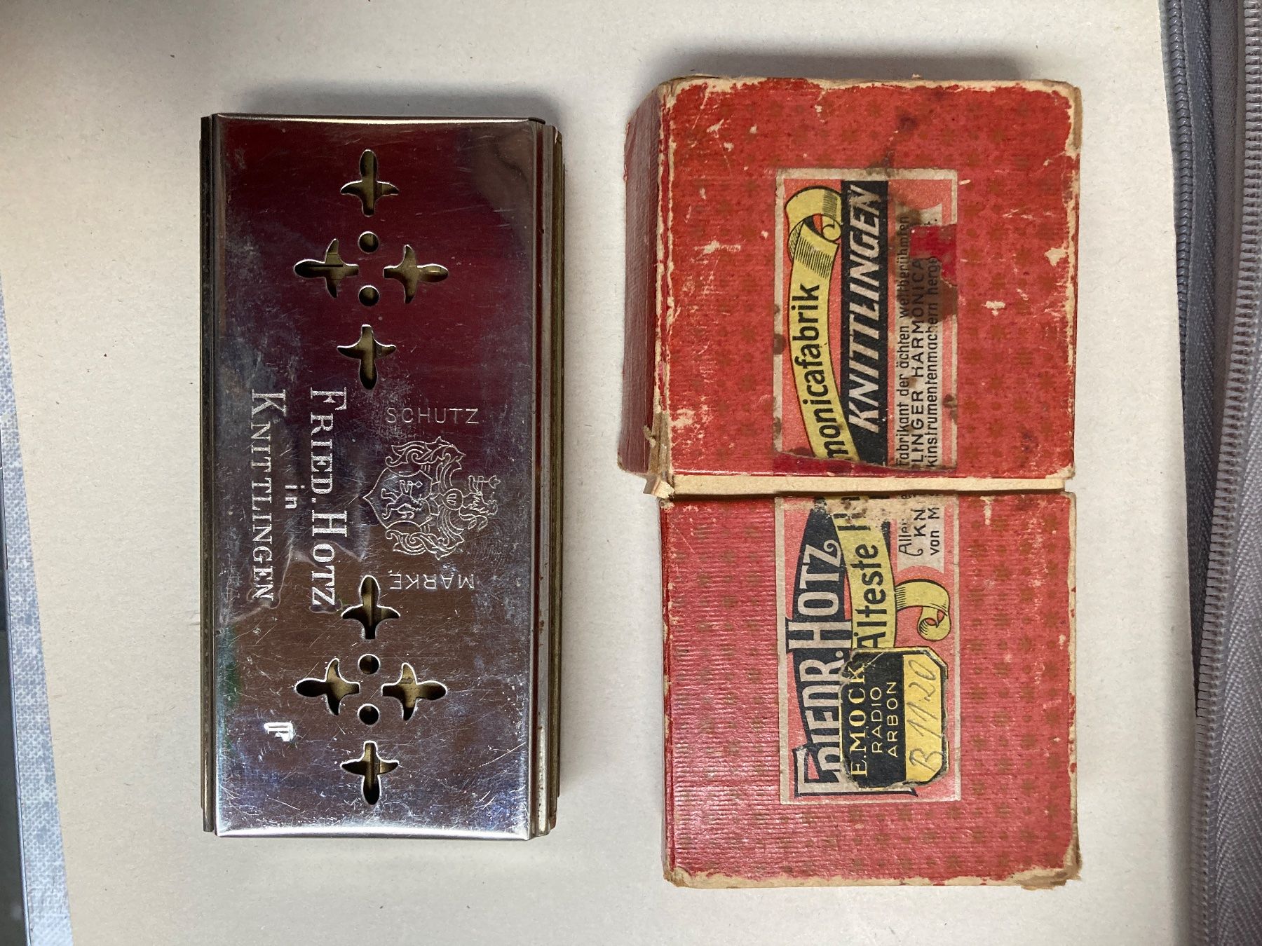 Hohner Strumenti musicali: Mundharmonika - Fried. Hotz – Usato da zürich venduto da papalapa 1