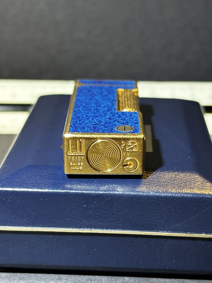 Dunhill Briquets: Dunhill Rollagas Lighter Lapis Lazuli Box – D'occasion à Zürich par RatsTreasure 4