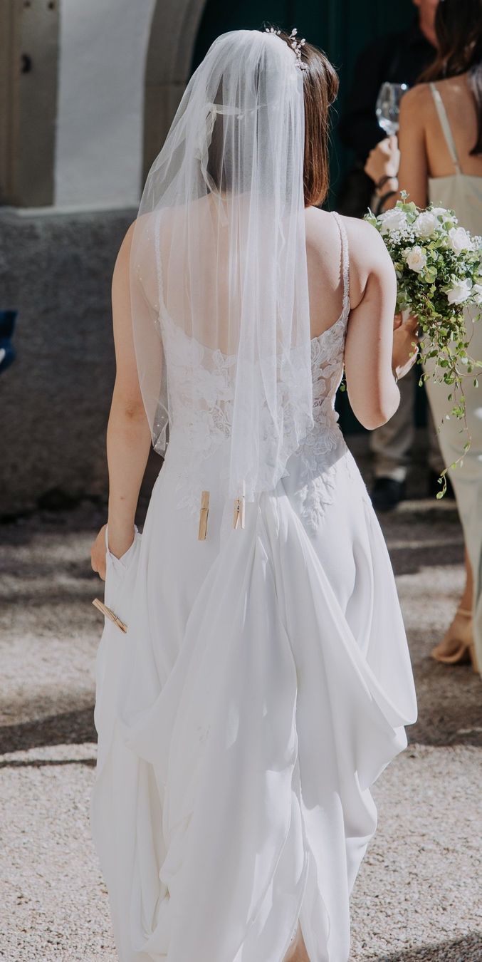 Vestiti: Hochzeitskleid White Kami inkl. Schleier – Usato da Neuhausen venduto da alcopops91 8