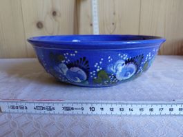 Kohler Biel Keramik Schale Suppenschüssel blau bemalt  🥣🍲
