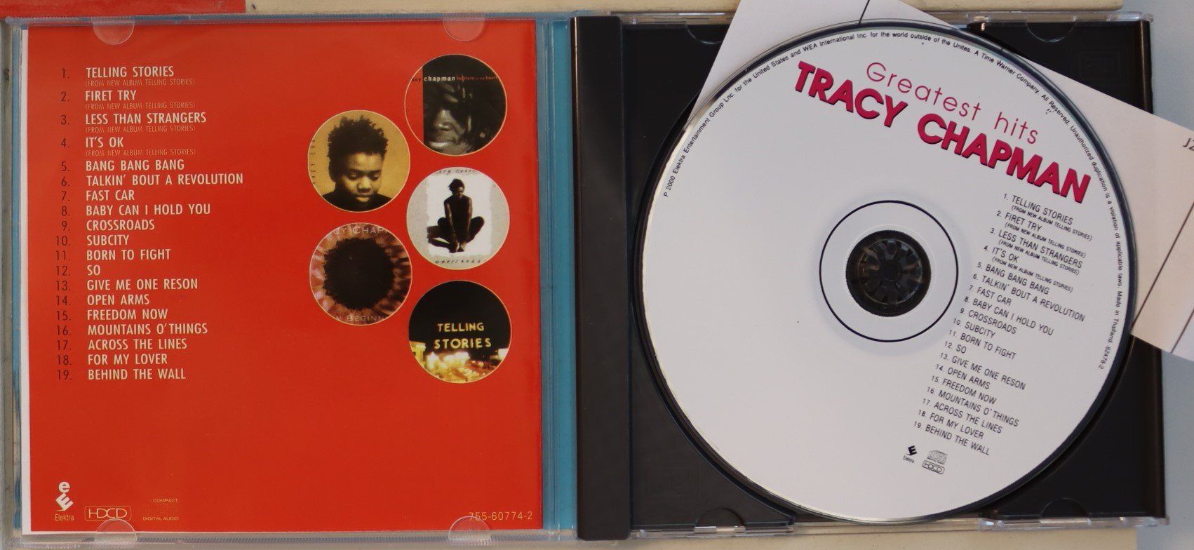 CD: Tracy Chapman - Greatest Hits – Usato da Luzern venduto da CONTENTI 1