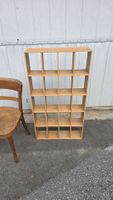 Regal mit 20 Fächern Holz hellbraun HxB 112x60x15cm