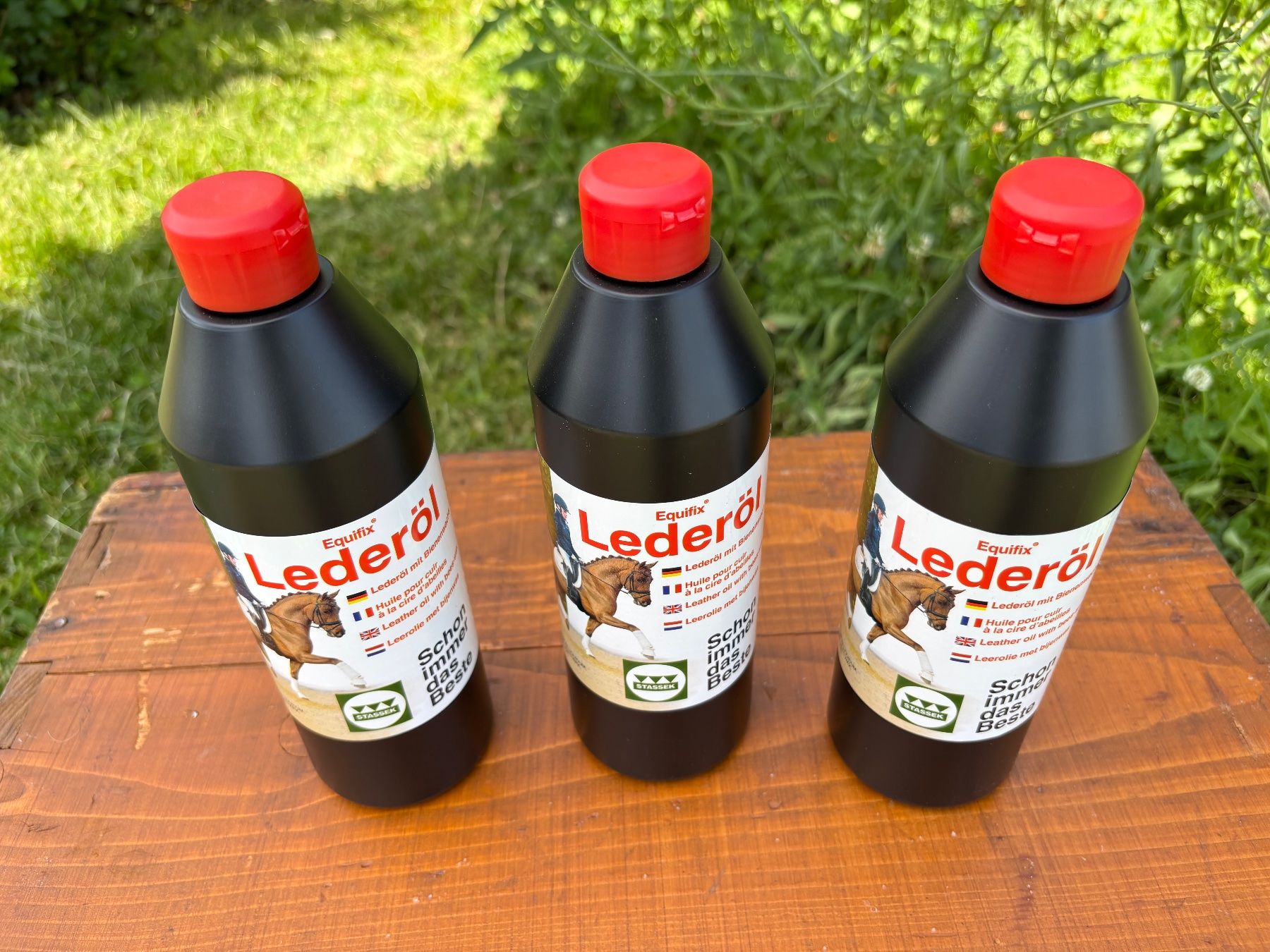 Campanacci mucche: 3 Flaschen Lederöl mit Bienenwachs – Nuovo (secondo la descrizione) da Feldbach venduto da Fea1 1