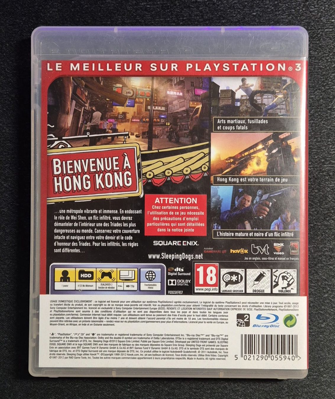 Sony Giochi: 🎮Sleeping Dogs Playstation 3 – Usato da Neyruz FR venduto da RetroLab_ 1