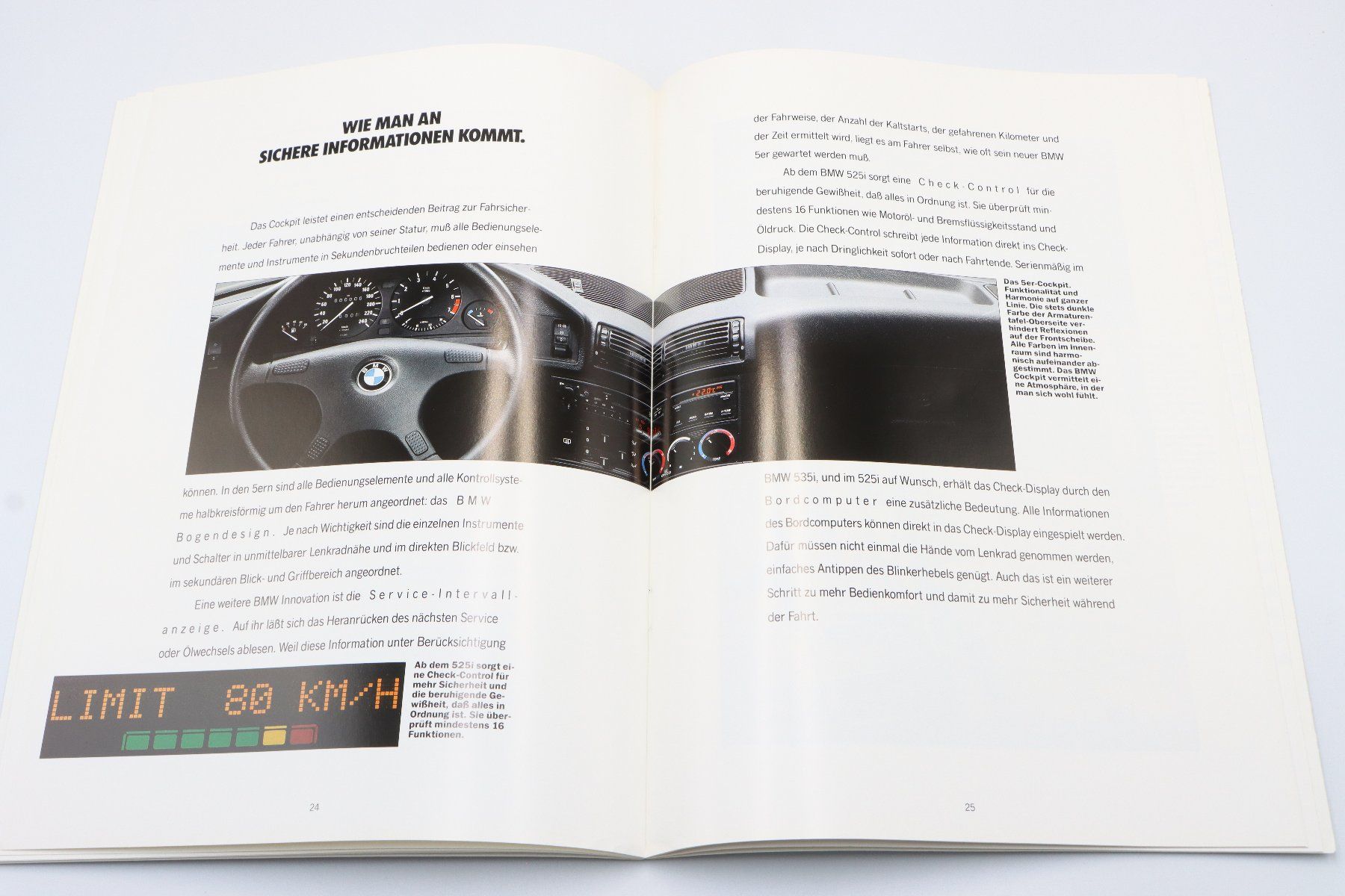 BMW Dokumente: BMW 5er 1990 Prospekt – Gebraucht aus Bühl b.Aarberg von Collectorpassions 7
