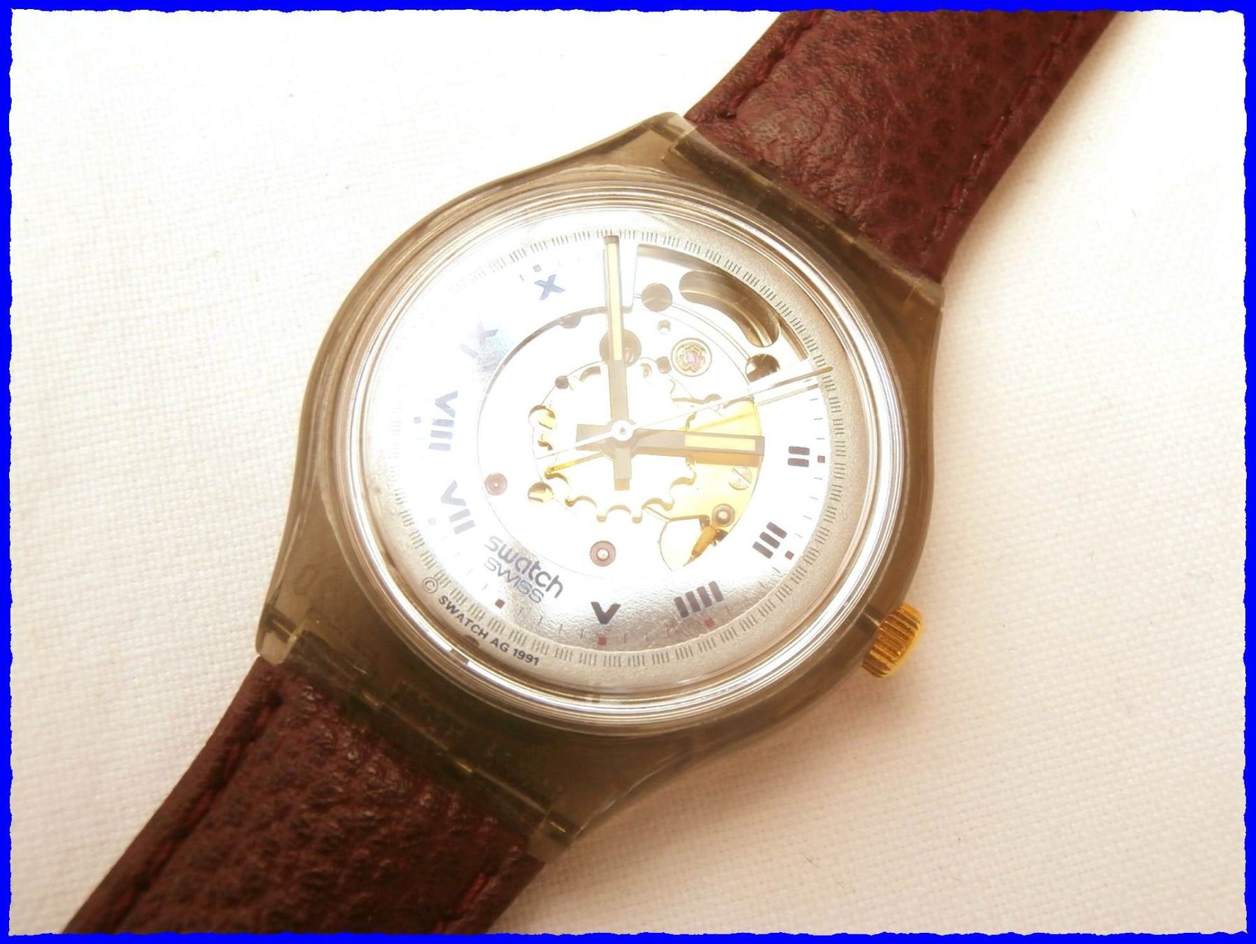 Swatch Orologi: SWATCH Automatic "RUBIN" (SAM100) - NEU mit Box – Nuovo e nell'imballaggio originale da Worblaufen venduto da Re_mo81 5