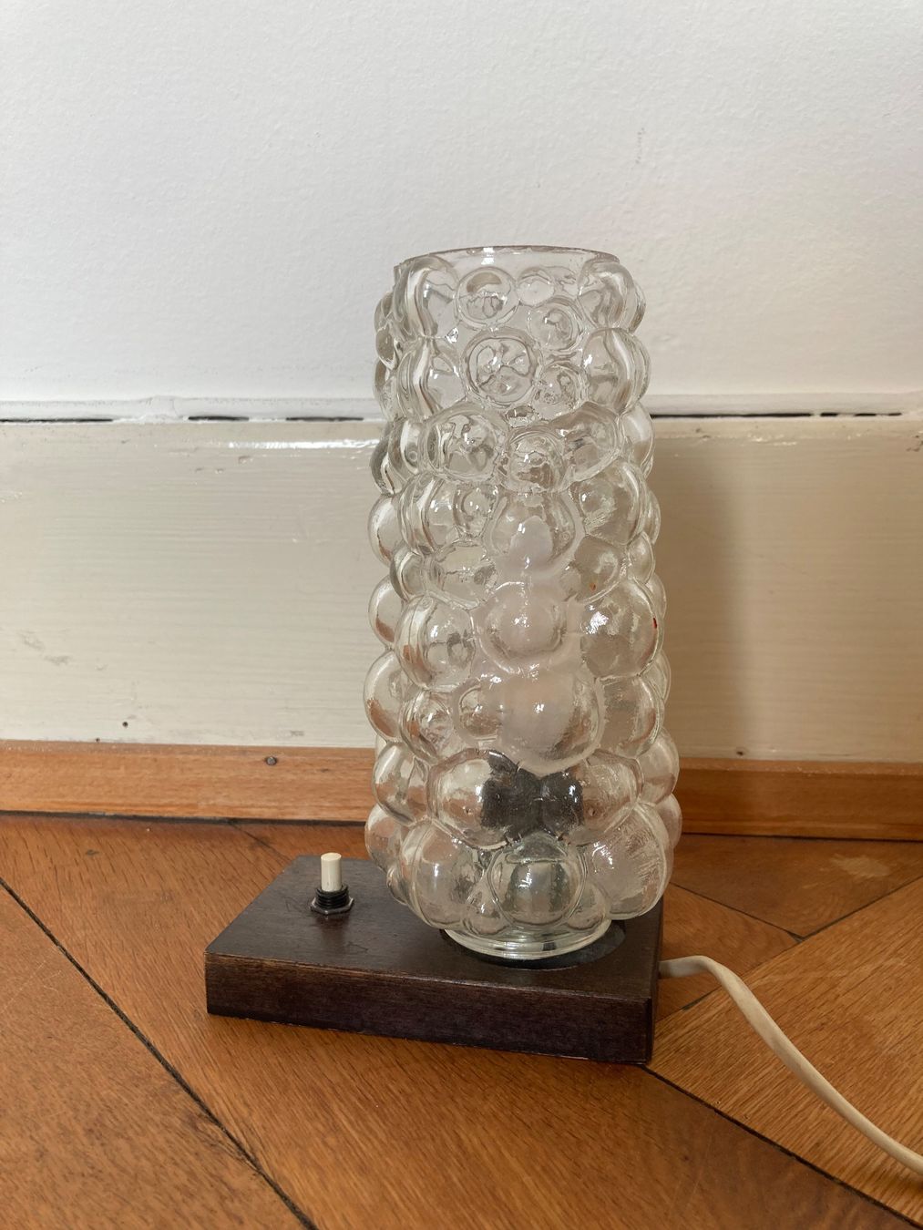 Lampade: Mid Century Glas Lampe – Usato da Basel venduto da fischstaeblii