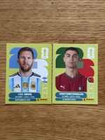 🐐 Panini FIFA WC 2026 Sticker Messi & Ronaldo ARG 17 POR 15