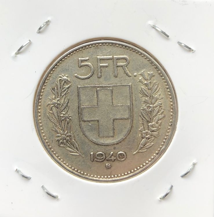 5 Francs Suisse 1940 Kaufen auf Ricardo