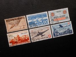 CH Z13z/18/26/36/40/42  Flugpost  1933  CHF 172.50 - Lot 795