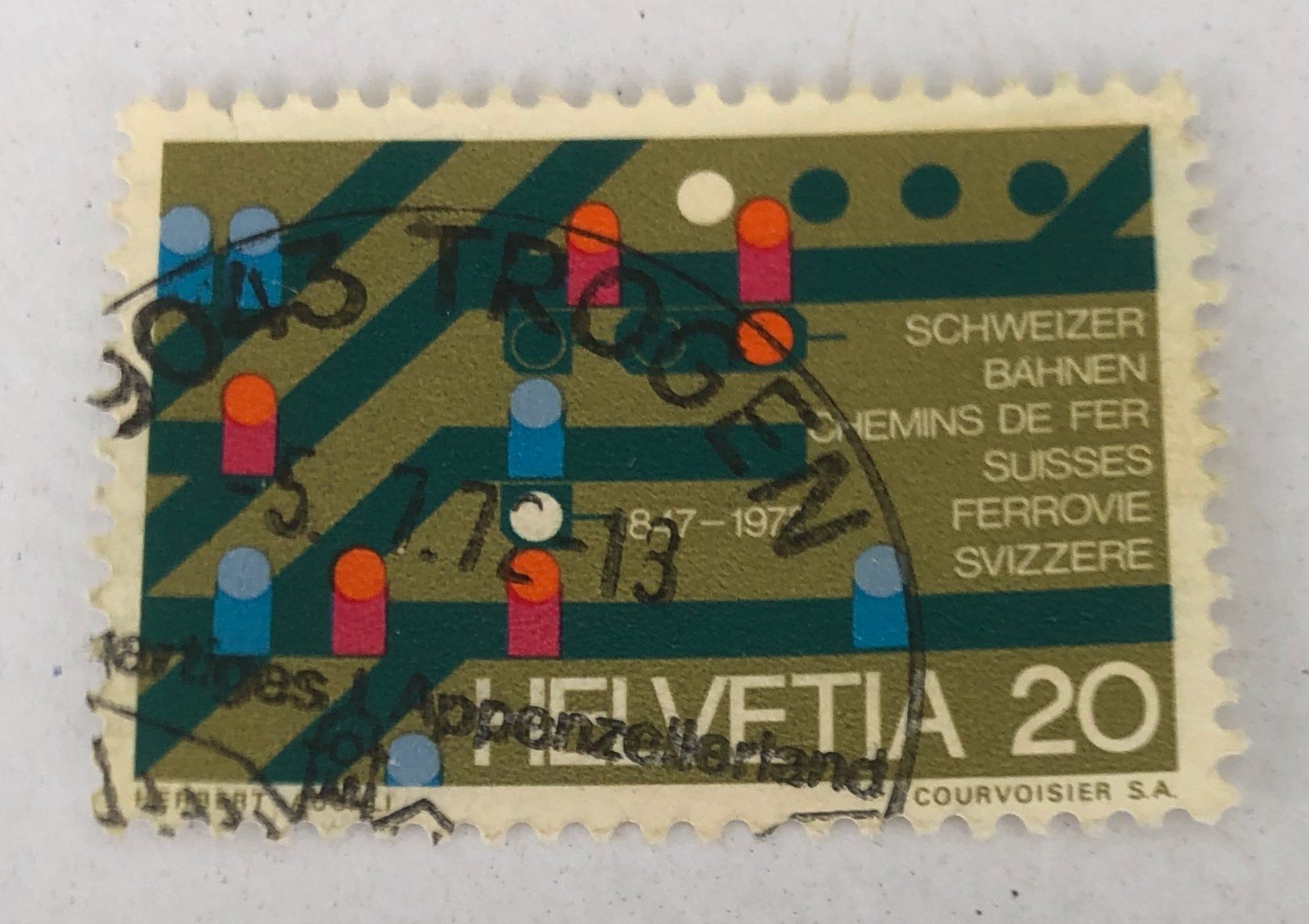 Tutti i francobolli: Nr. 506 GESTEMPELT Trogen 1972 – Usato da Aarau venduto da Billa007