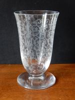 Kristallglas - Vase BACCARAT, Modell " Michelangelo ", sign.