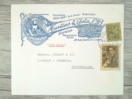 TR76 Enveloppe + Timbre Portugal 1971