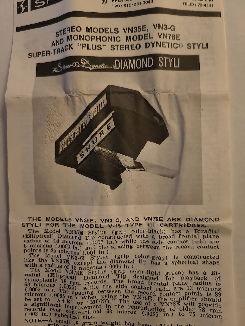 Giradischi: Shure VN35E Tonnadel – Nuovo e nell'imballaggio originale da Lausanne venduto da mato52423 3