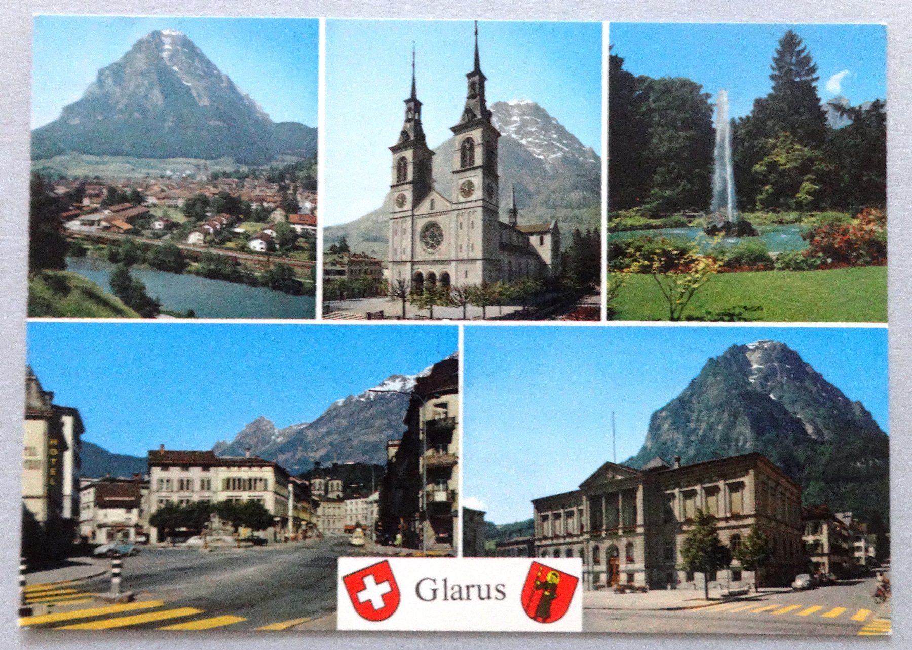 Cartoline postali: Glarus – Usato da Fétigny venduto da Billy2miny