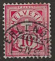 Tutti i francobolli: 61A, Vollstempel Erlenbach – Usato da Basel venduto da Bingis