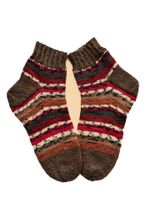 Kurzrohrsocken, Sneakersocken, handgestrickt, Grösse 44/45