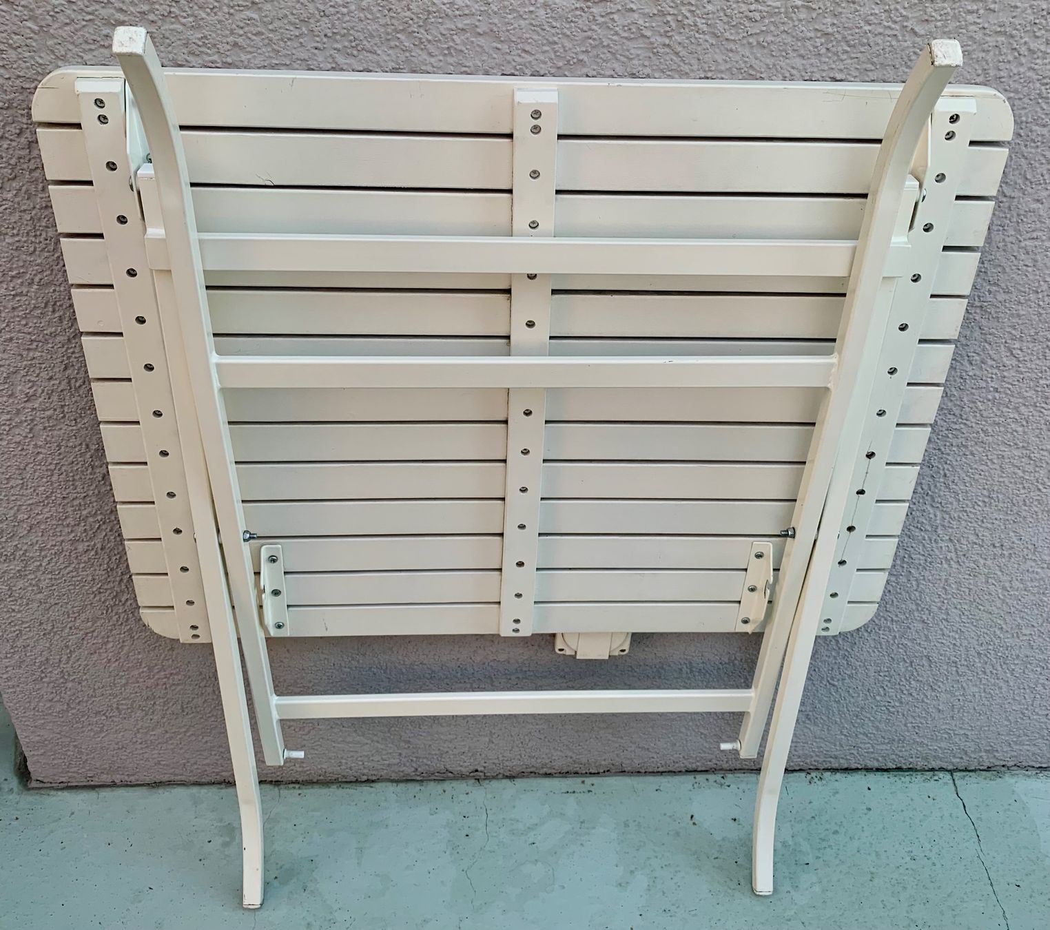 Ikea Set di tavolo e panche: IKEA MÄLÄRÖ Set  Weiss – Usato da Obfelden venduto da montes50 4
