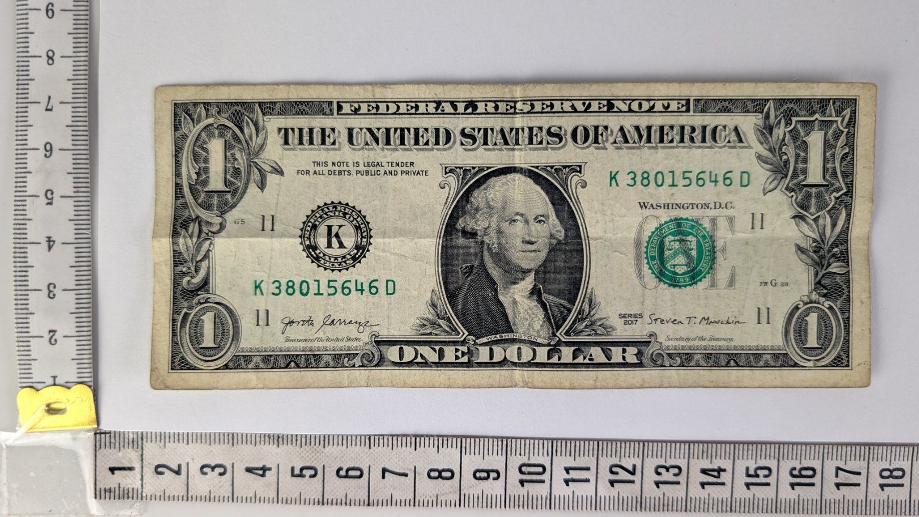 Banknoten: 1 Dollar Note – Gebraucht aus Zürich von 1.Simon